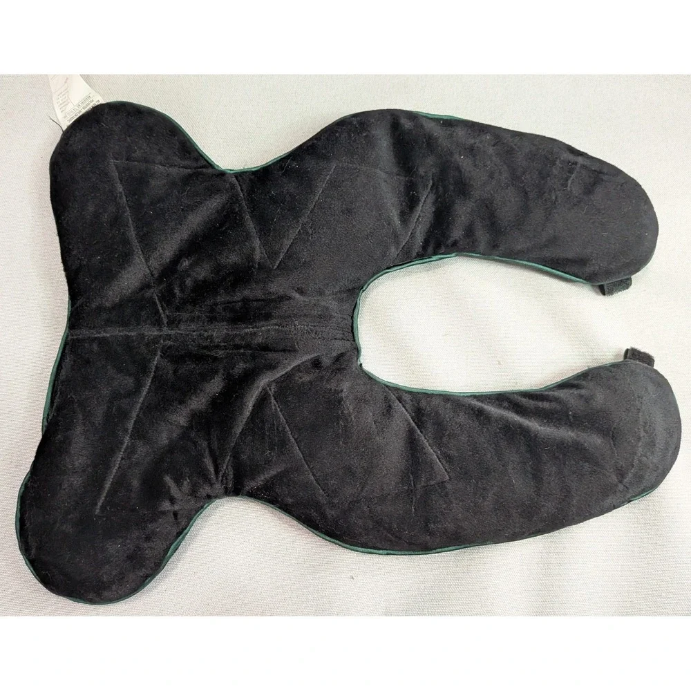 Travel Neck Pillow Unisex OS Black Good Contoured Plush Support
